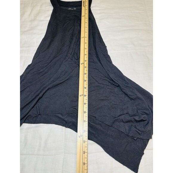 American‎ Eagle AE Soft & Sexy Halter Neck Tank Top XS Gray Black Asymmetric Hem - Picture 9 of 10